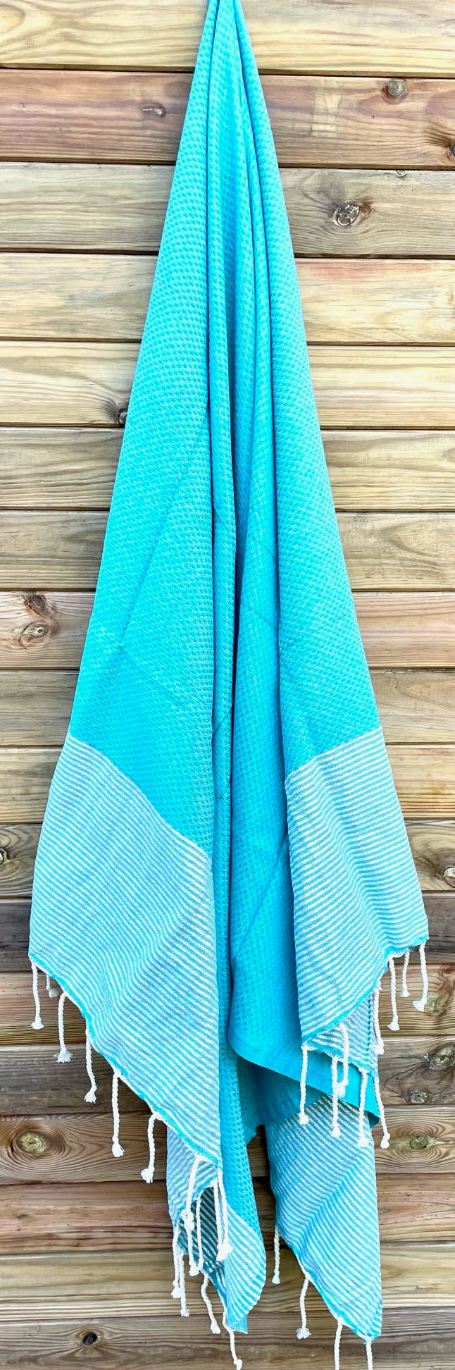Miniature : FOUTA LUREX NID D'ABEILLE ARGENT