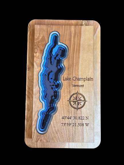 Thumbnail: Customizable Laser Cut Lat/Long Sign