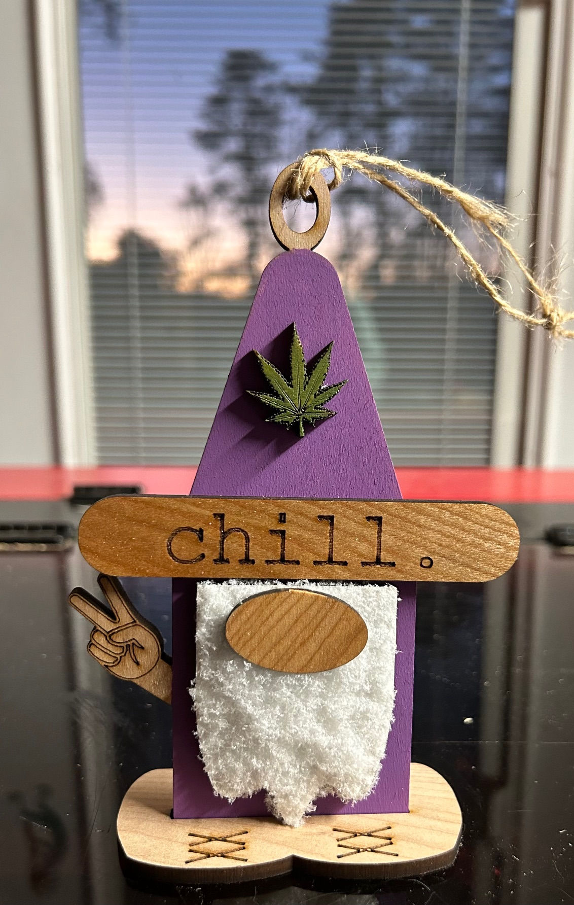 Gnome Ornament - Chill with the Gnome