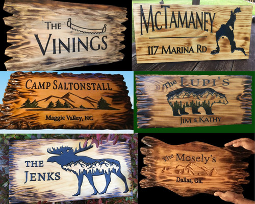 Customized Wood Carved Signs | Tabula Rasa Designs
