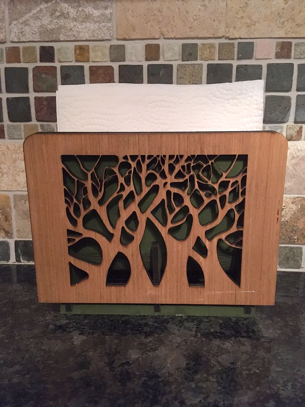 Thumbnail: Laser Cut Napkin Holder