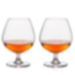 Raye Crystal Wingback Brandy Glasses