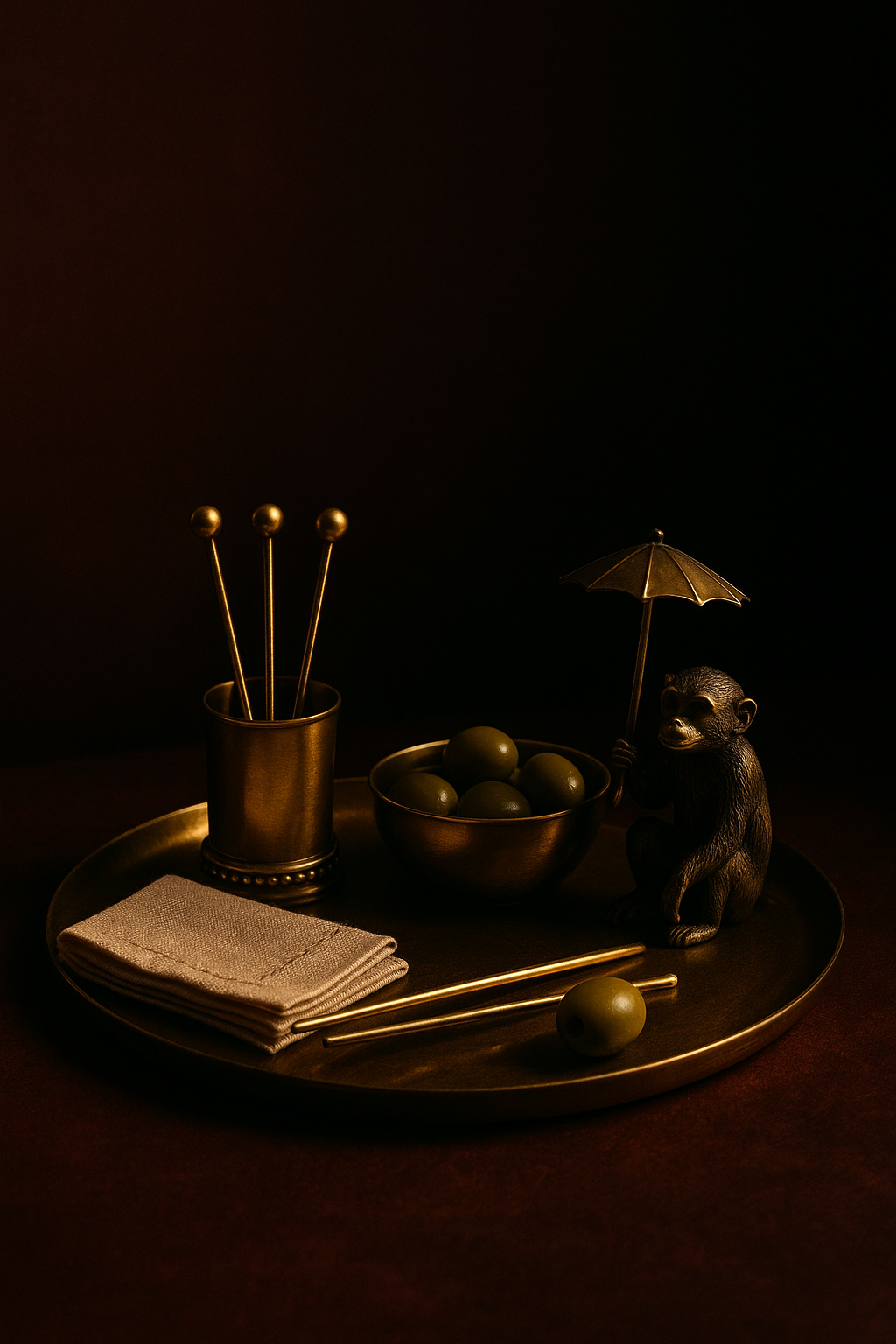 Bar carts, trays, furniture and furnishings. The Society's selections for the home bar.