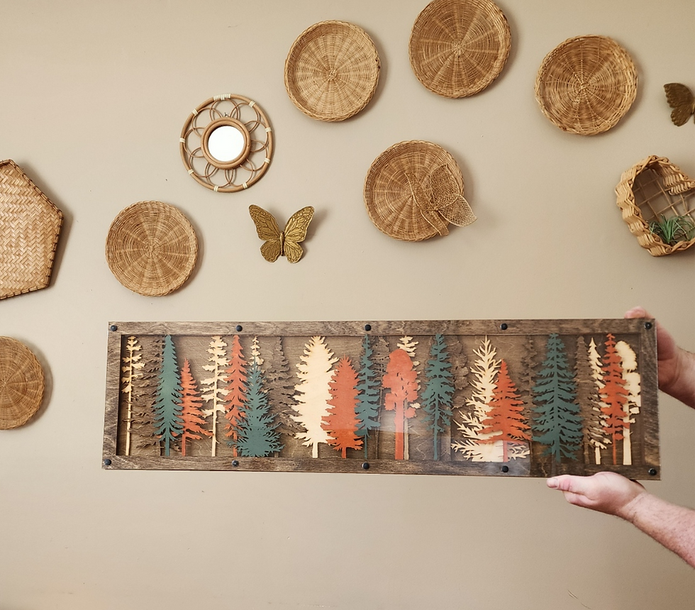 Thumbnail: Layered Cut Wall Art