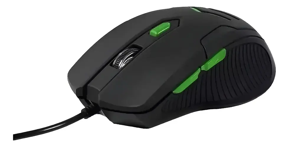 Miniatura: Gamer Mouse 3200dpi Verde - Mo273