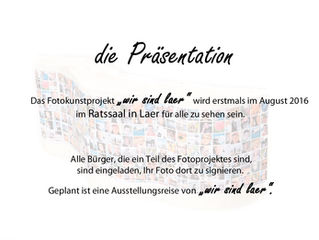 "wir sind laer" das Foto-Kunst-Projekt