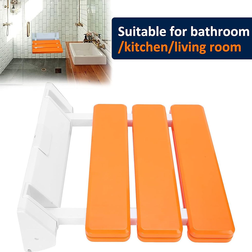 Thumbnail: PCO Wall Mounted Multipurpose  Foldable ABS Chair Orange