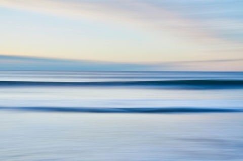 Meditative seashore picture in Rockaway Beach, New York.