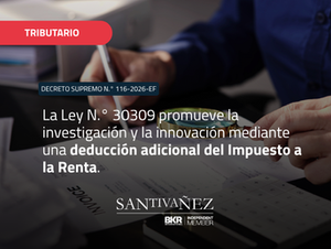 Beneficio tributario por investigación y desarrollo en Perú con enfoque en innovación tecnológica y deducción del Impuesto a la Renta