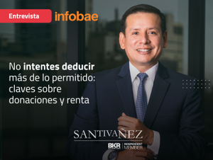 Imagen informativa sobre el Impuesto a la Renta en Perú que destaca claves para deducir donaciones correctamente y evitar multas en la Declaración Jurada Anual ante la SUNAT.