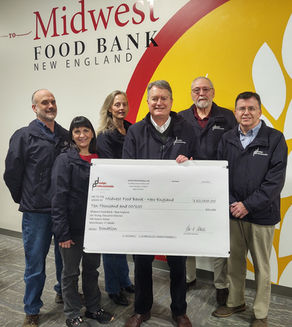 DPI Donates $10,000 to Midwest Food Bank New England