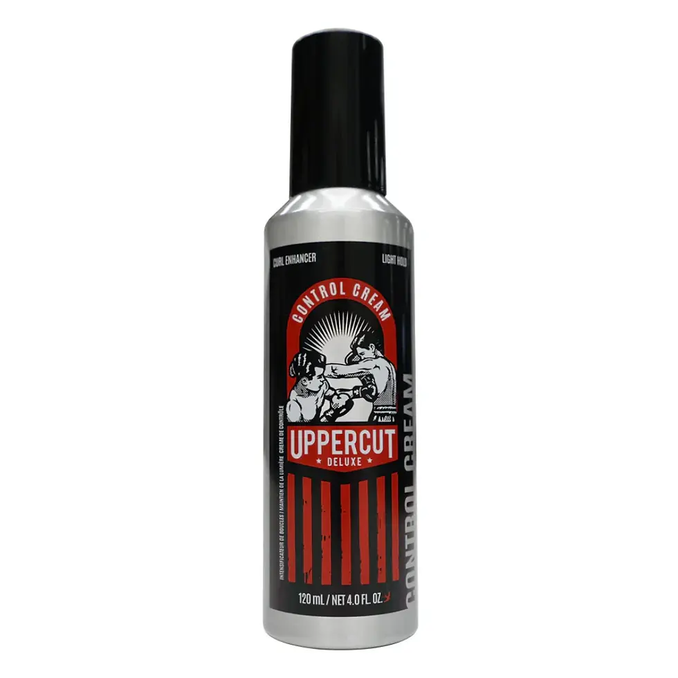 Crema de peinado ligera Uppercut Deluxe Control Cream de 120ml en The Wolf Barbería.