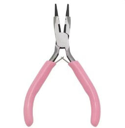 Thumbnail: 1/5/10pcs Pink Color Handle Anti-slip Splicing and Fixing Jewelry Pliers Tools &