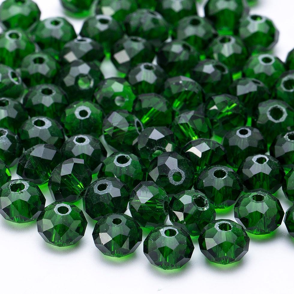 Thumbnail: 4 6 8 10mm Czech Loose Rondelle Crystal Beads For Jewelry Making Diy Needlework 