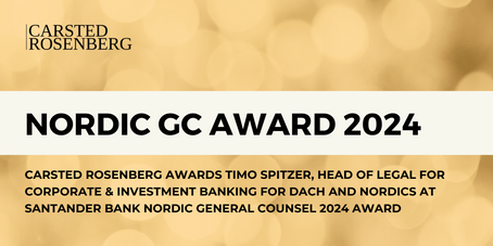 Nordic General Counsel of the Year Award 2024