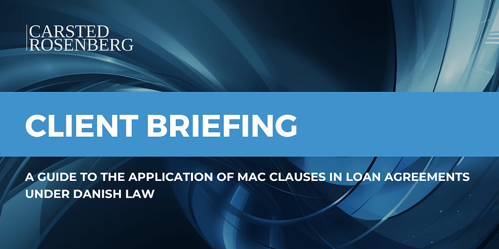 MAC Clauses in Loan Agreements