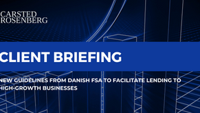 New Guidelines from Danish FSA Facilitate Lending to High-Growth Businesses