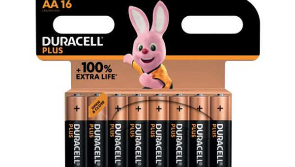 Duracell Plus AA - 16 Pack