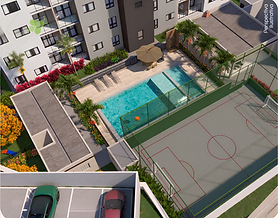 Lançamento! Apartamento 2/4 com varanda Alto Paralela