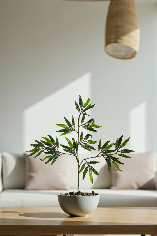Küçük resim: Bambu Bitkisi 3 Dallı 12'li Bağ 60 cm