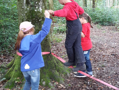 Seiltag mit dem Schulhaus Steinacker