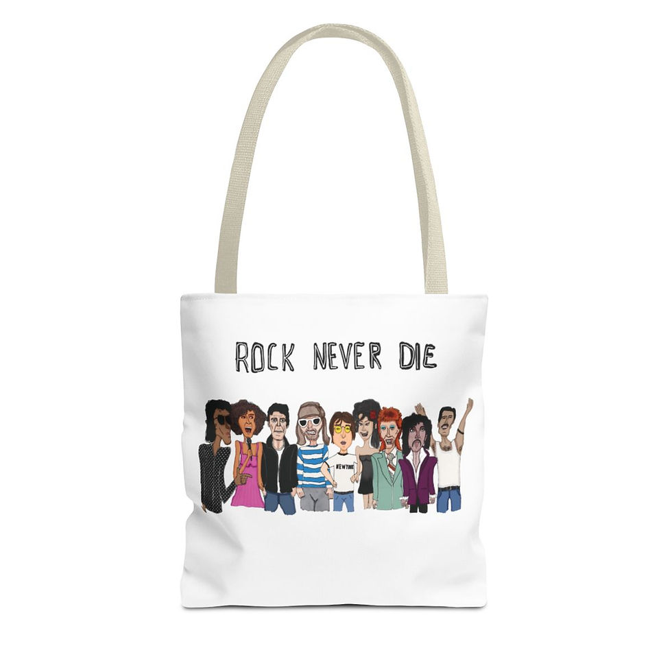 Miniatura: Tote Bag ROCK NEVER DIE 