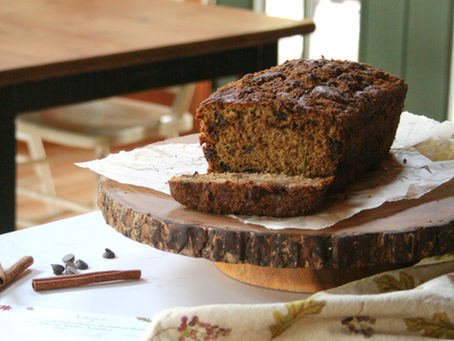 Cinnamon Swirl Chocolate Chip Zucchini Bread