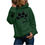 Thumbnail: American Cross-border Womens Bear Claw Printing Hoodie
