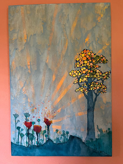 painting gouache wall art