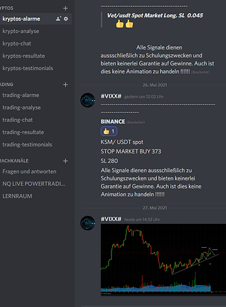 Trading Krypto Alarme Und Kostenloser Discord Channel