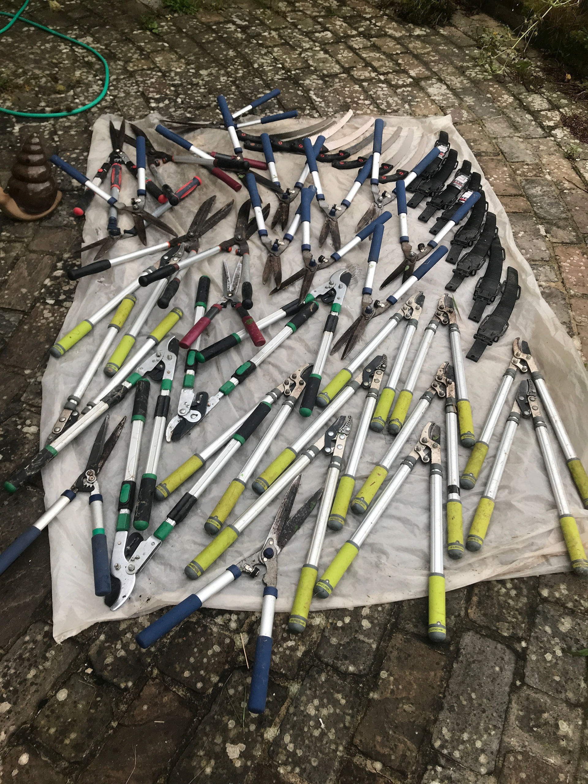 Drying out the tools