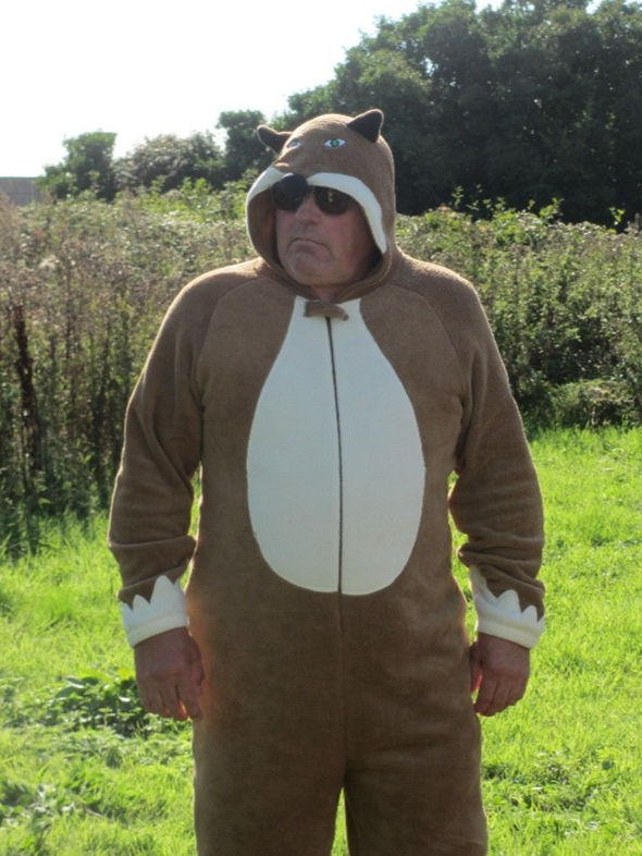 John Hiscock promoting water vole conservation