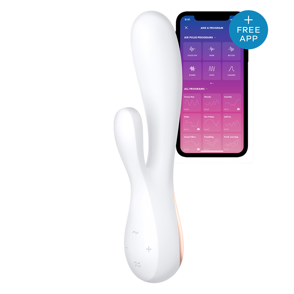 VIBRATORE RABBIT CON APP - Satisfyer - Mono Flex - Bianco