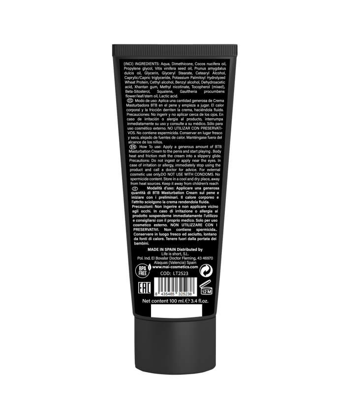 Miniatura: BTB CREMA PER MASTURBAZIONE - 100 ml