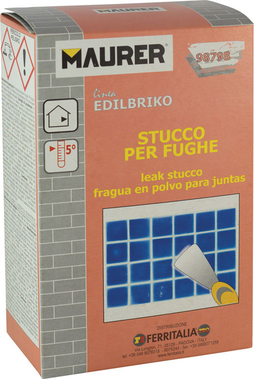 STUCCO IN POLVERE P/FUGHE EDILBRIKO CF. KG.1