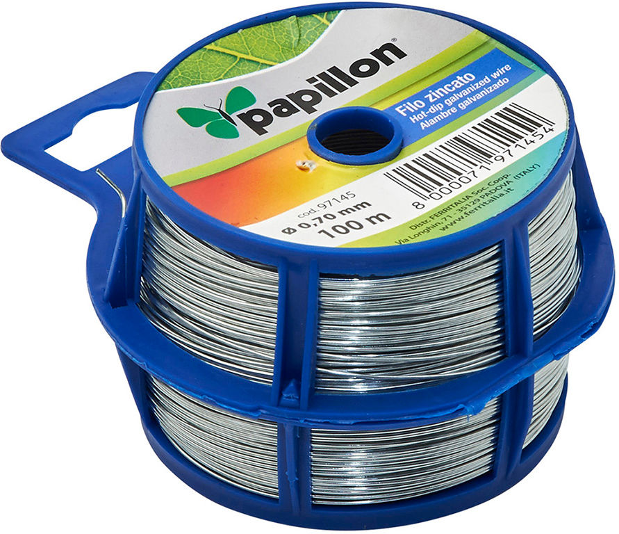 FILO ZINCATO "PAPILLON" MM.1,25 MT.25 DISP.