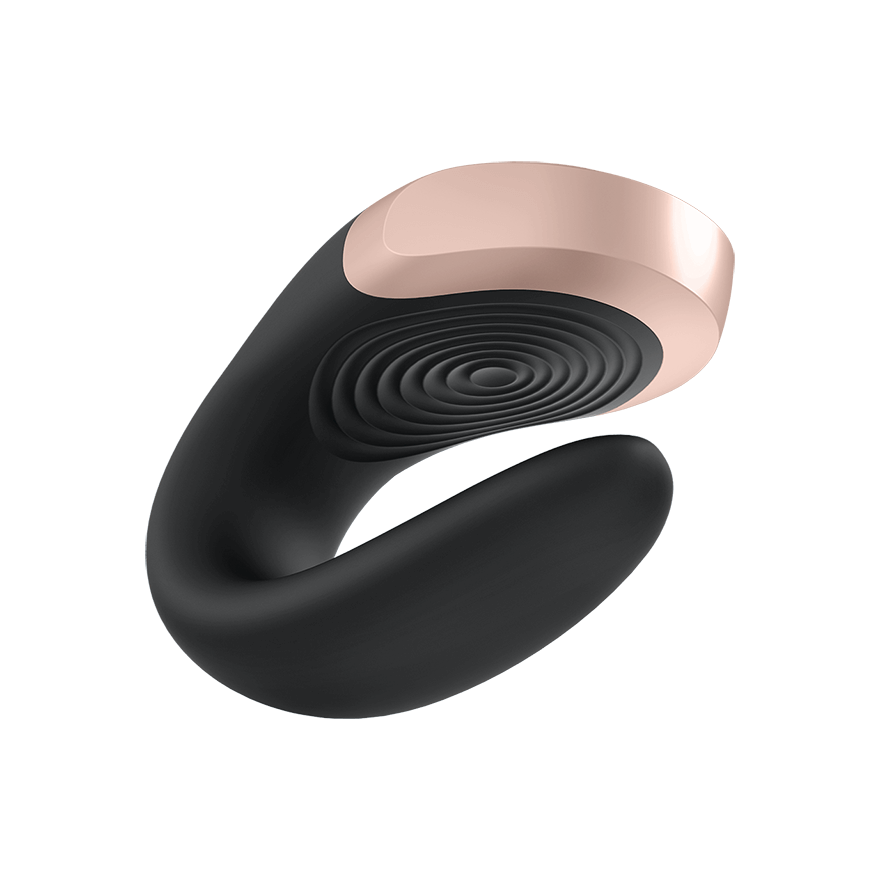 Miniatura: VIBRATORE COPPIA CON APP - Satisfyer - Double Love - Nero