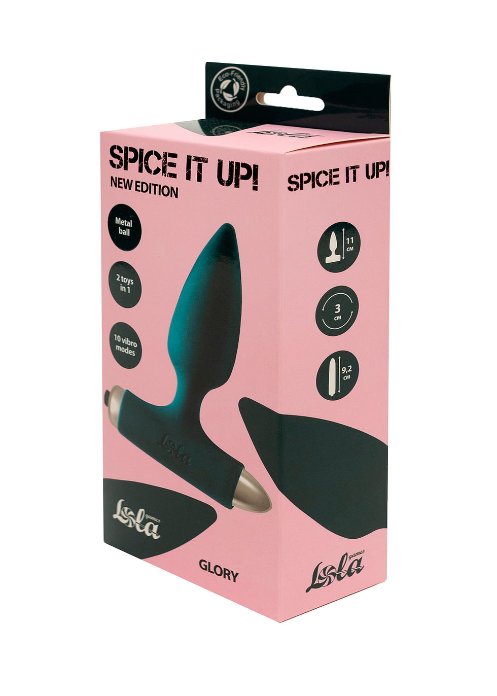 Miniatura: PLUG ANALE VIBRANTE - Lola Games - con Pallina in Metallo Glory - Blu