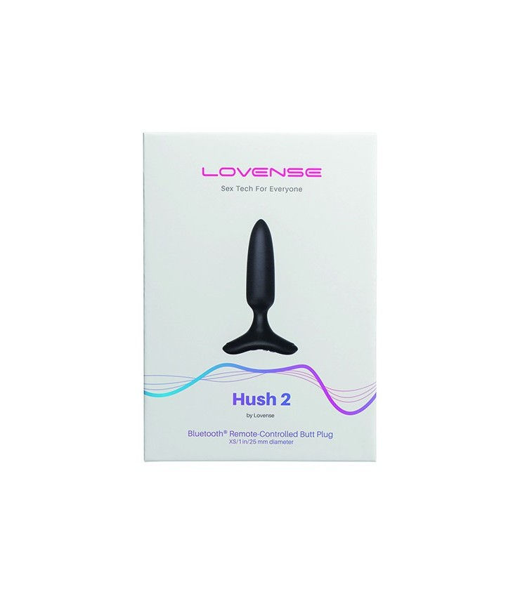 Miniatura: BUTT PLUG VIBRANTE - Lovense Hush 2 2.54 cm