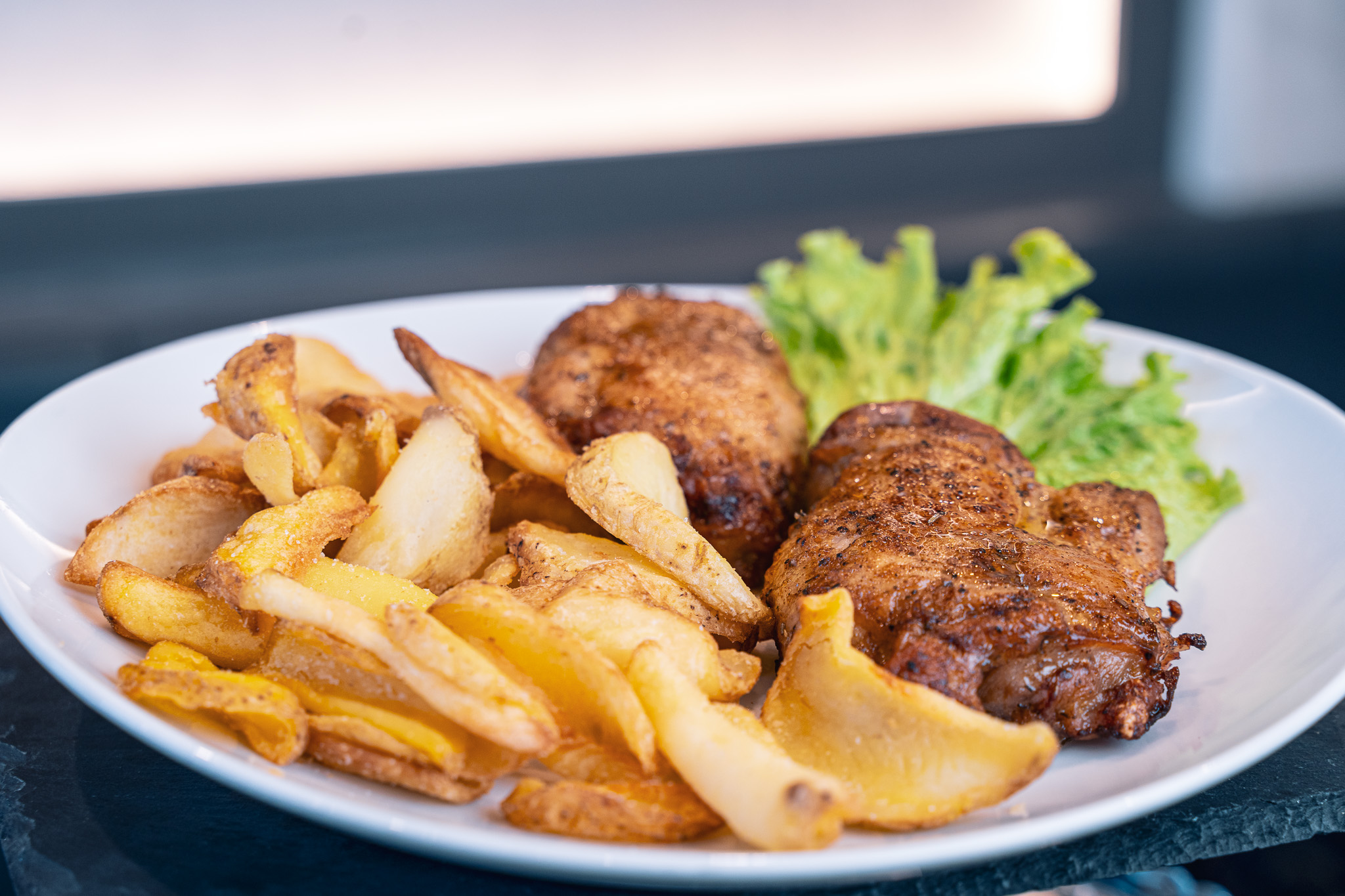 Arranged Food and Objects