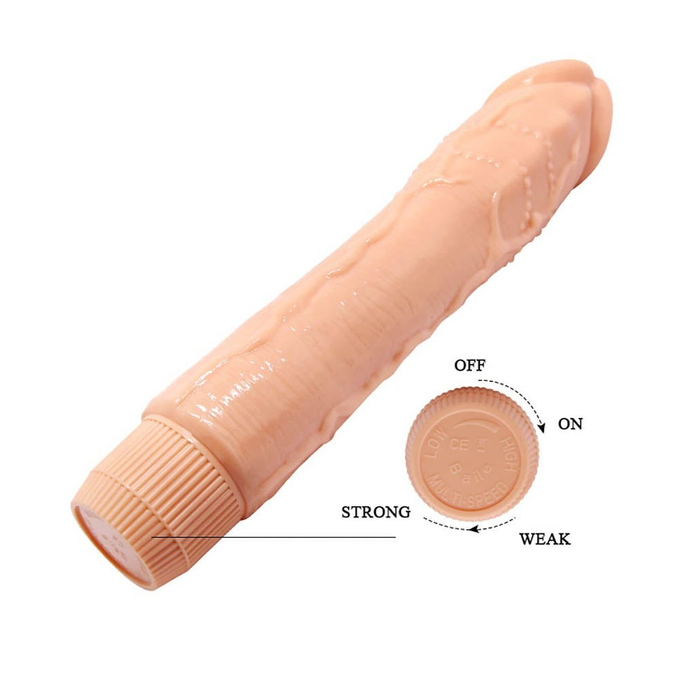 Miniatura: VIBRATORE - Barbara Dybbuk Realistic Multi-Speed Vibrator 9,5 "