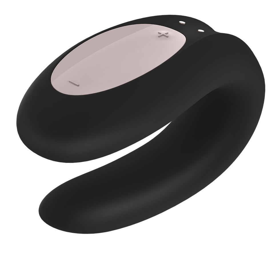 Miniatura: VIBRATORE COPPIA CON APP - Satisfyer - Double Joy - Nero