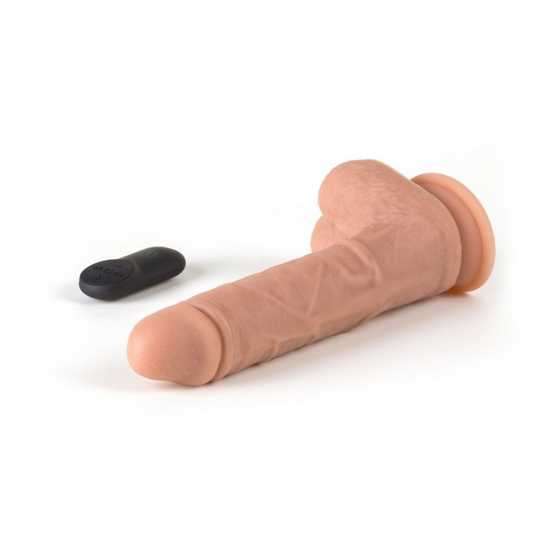 Miniatura: VIBRATORE REALISTICO - Virgite - Ricaricabile Rotante R10 - Color Carne