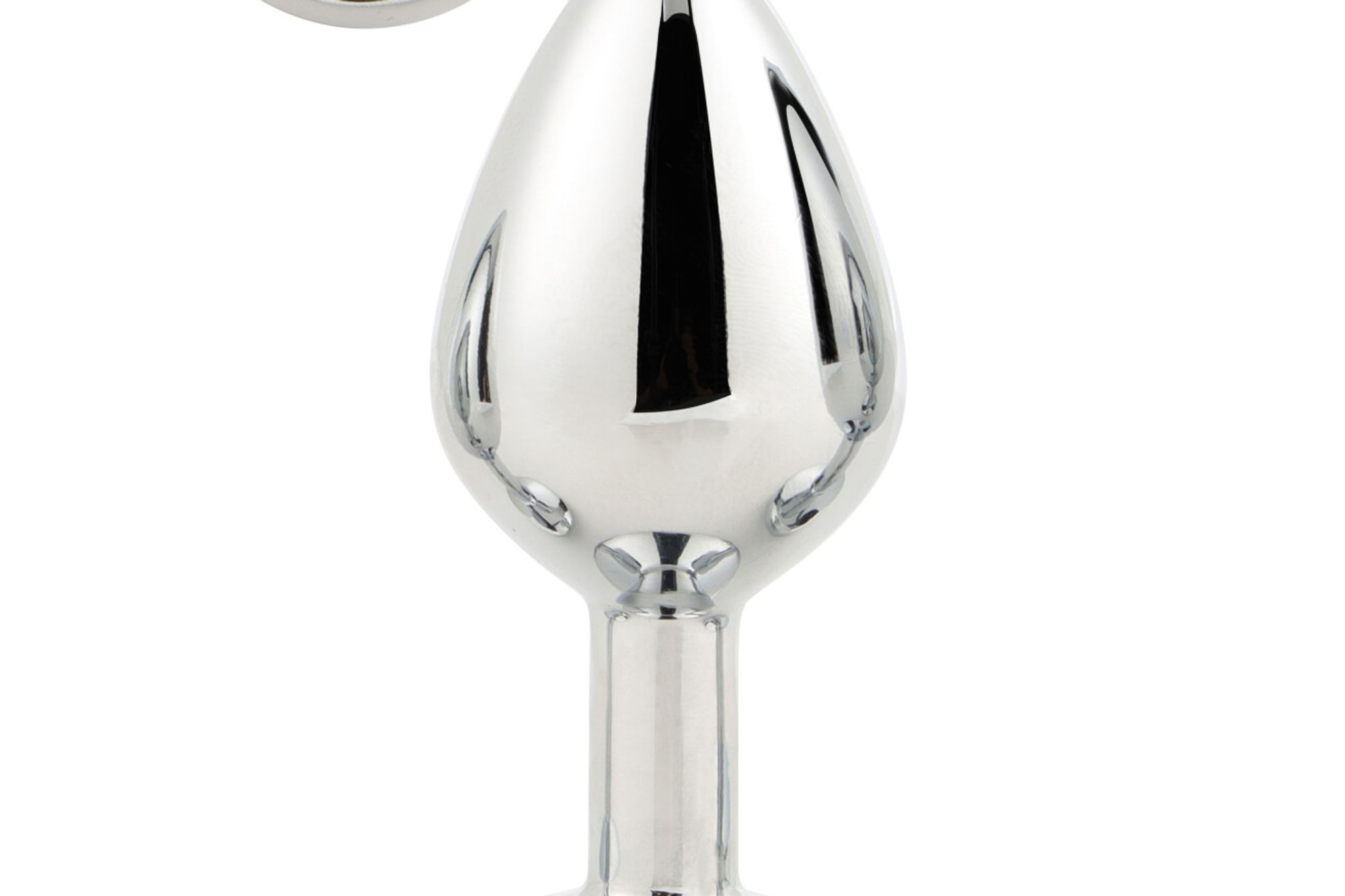 PLUG ANALE - GLEAMING LOVE SILVER PLUG MEDIUM