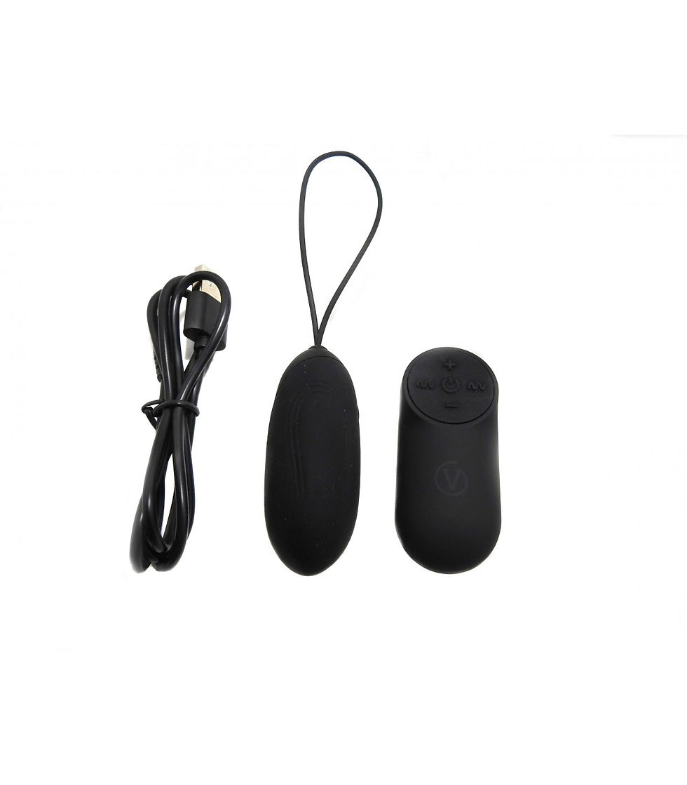 Miniatura: OVETTO VIBRANTE - Virgite - Ricaricabile con Controllo Remoto G3 - Nero