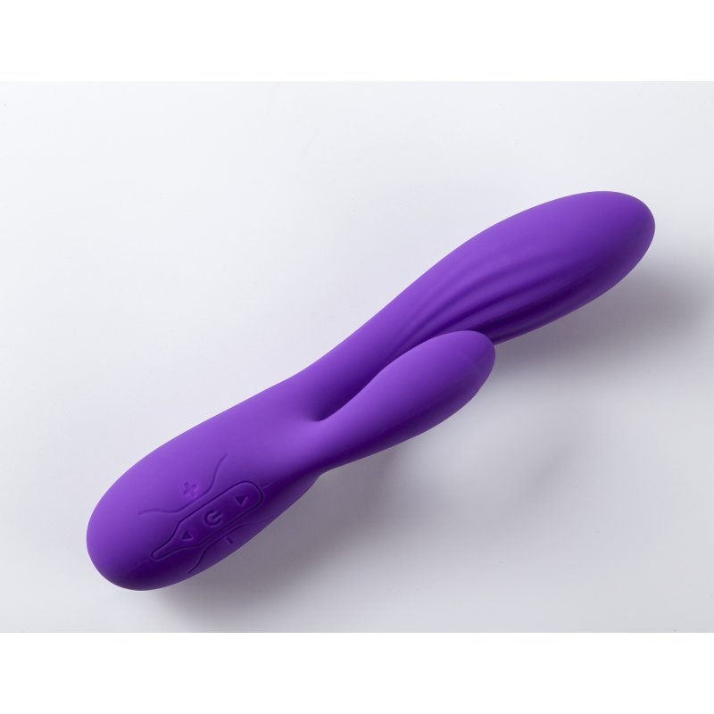 Miniatura: VIBRATORE RABBIT - Virgite - Ricaricabile V1 - Viola