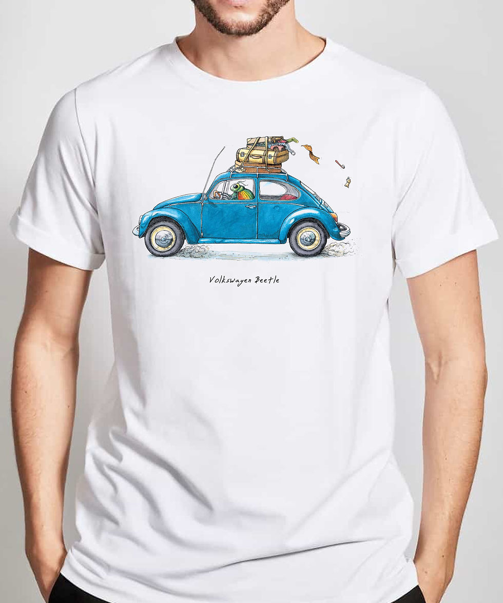 Vintage Beetle Roadtrip Tee