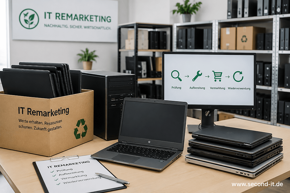 IT Remarketing: Werterhalt & DSGVO-konforme Hardware-Vermarktung
