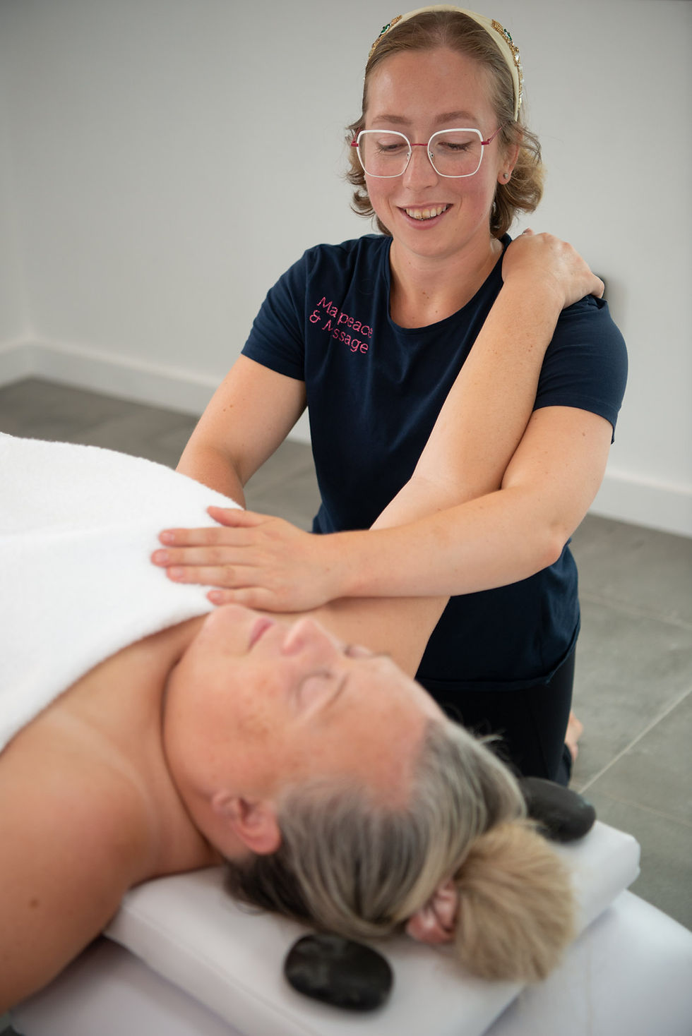 Releasing the shoulder and ribs