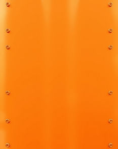 orange sheet of steel